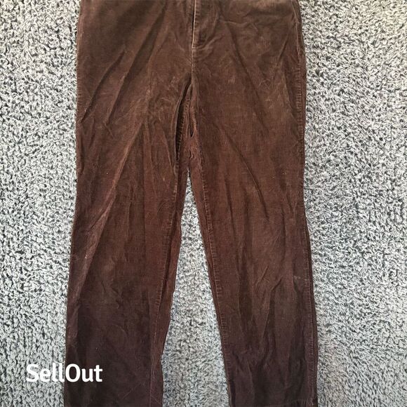 Dockers Women's Corduroy Dress Pants Brown Size 10 Petites - Picture 2 of 6